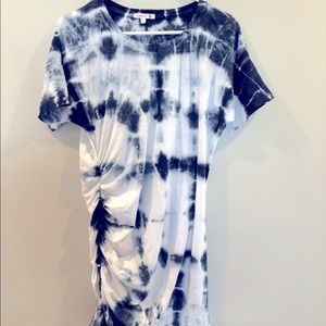 Sundry tie dye shirt dress XS